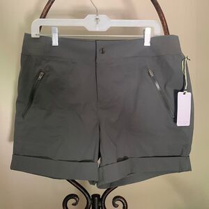 Olive Green Cuffed Shorts NWT